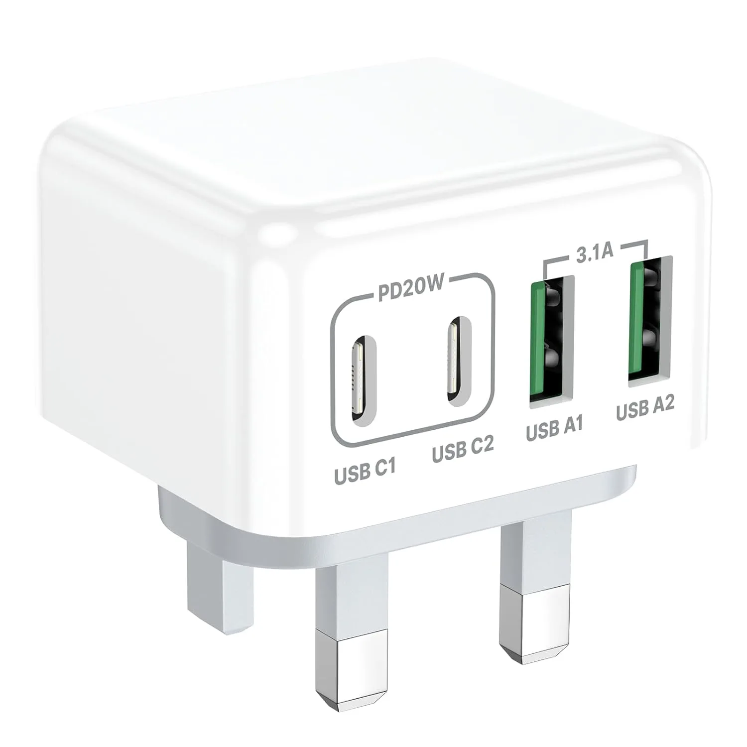 usb c charger 4 port 1