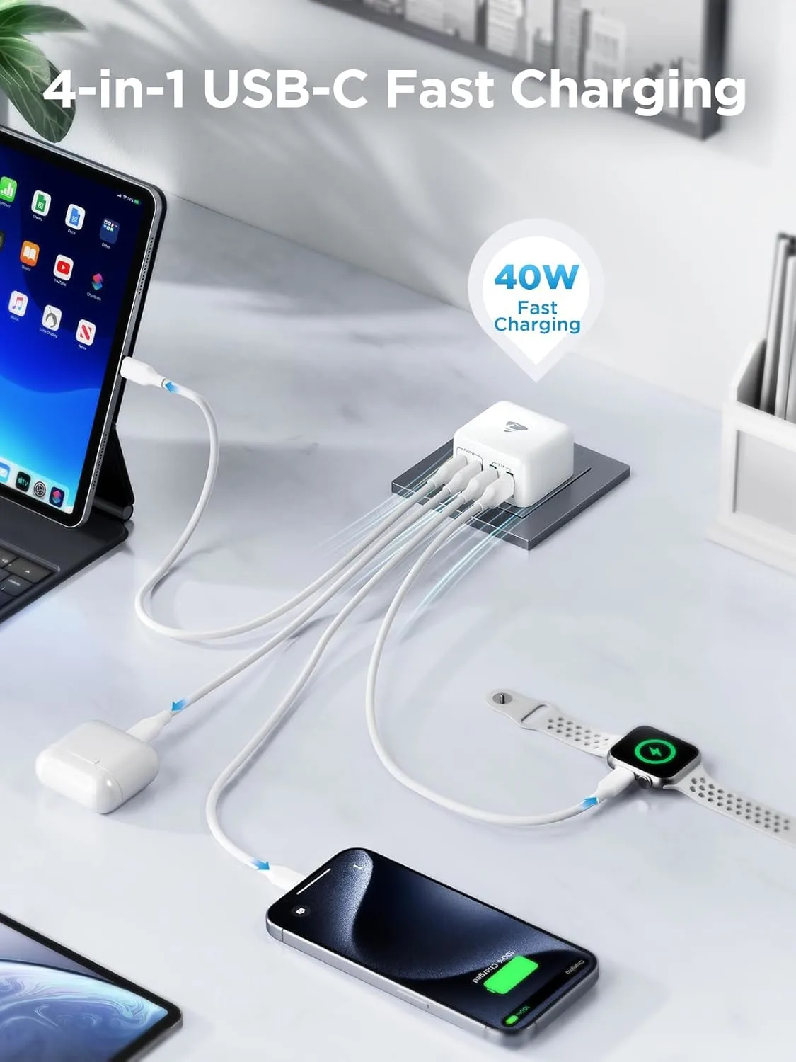 usb c charger 4 port 5