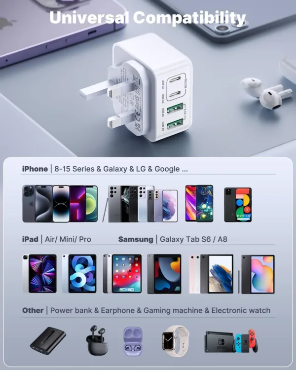 usb c charger 4 port 6