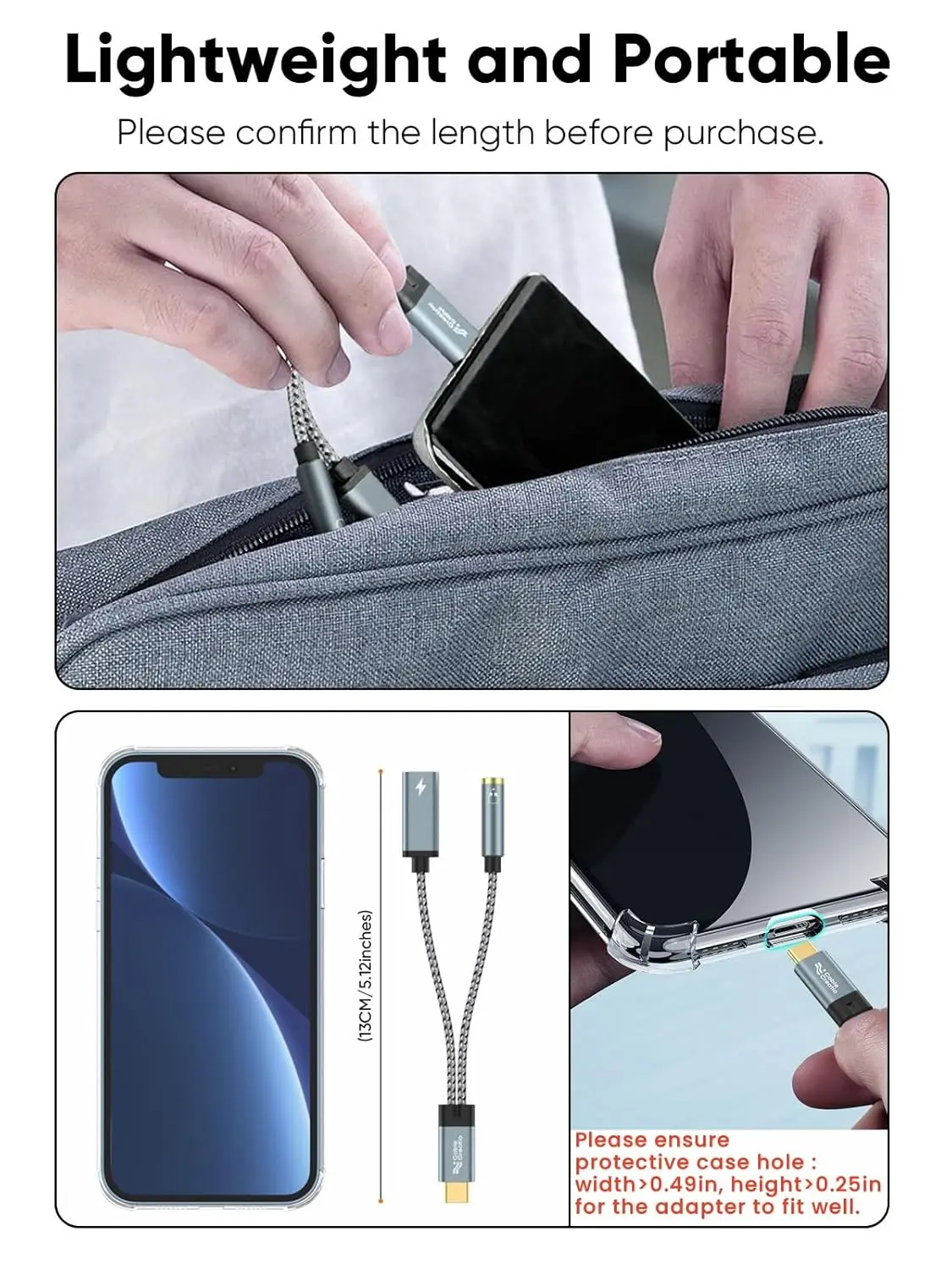 This USB C to 3.5mm adapter allows simultaneous audio and 100W PD fast charging for USB-C devices like phones, tablets, and laptops, supporting Hi-Fi audio and call functions.