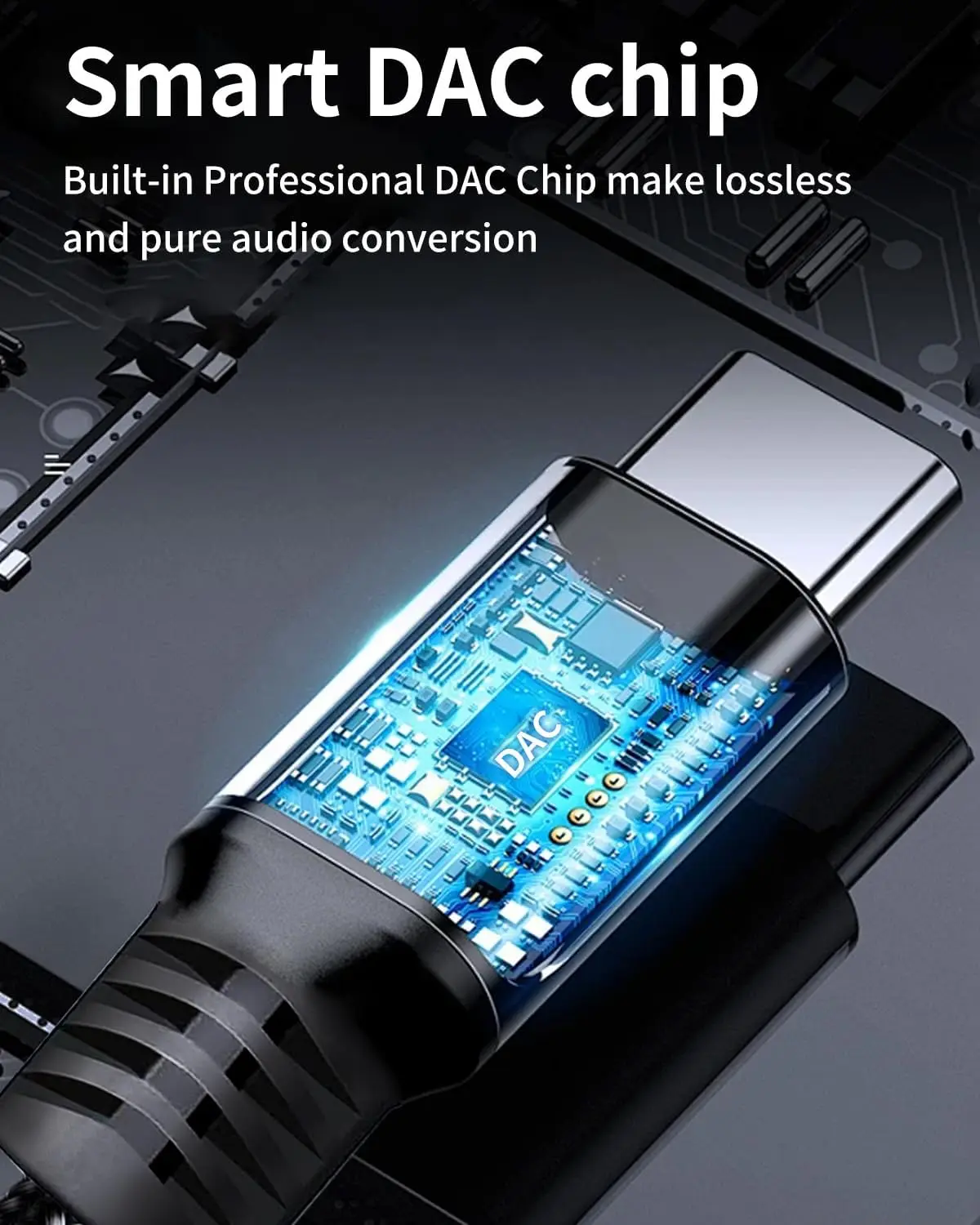 This is a 3-in-1 USB-C adapter that allows you to charge your USB-C devices while using either a USB-C or 3.5mm headphone jack for audio output.