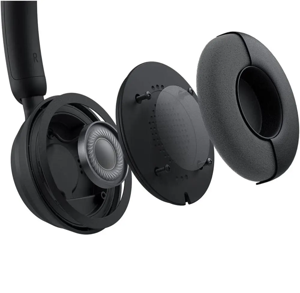 The black Microsoft Modern USB-C Headset features comfortable on-ear padded cups, in-line call controls, a mute status light, and a background noise-reducing microphone for clear communication on your PC, Mac, or laptop.