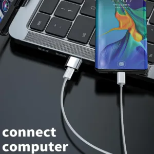 This 6-pack of USB C to USB adapters allows you to connect your iPhone 15, iPad, MacBook, and other devices with a Type-C port to USB accessories for fast data transmission and stable functionality.