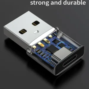 This 6-pack of USB C to USB adapters allows you to connect your iPhone 15, iPad, MacBook, and other devices with a Type-C port to USB accessories for fast data transmission and stable functionality.