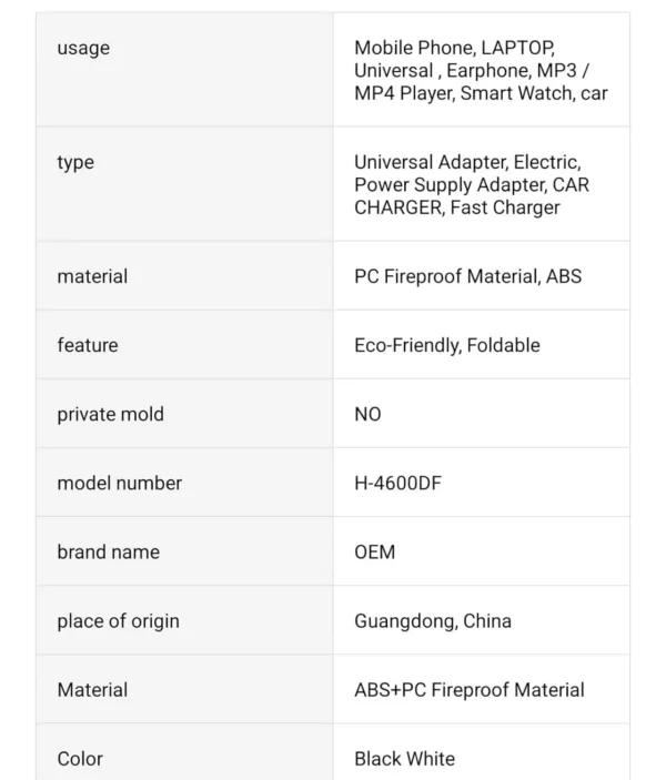 usb fast car charger 4