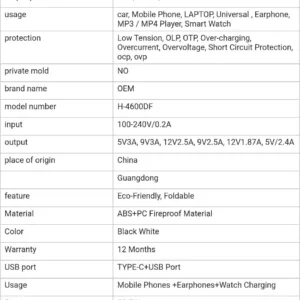 usb fast car charger 5