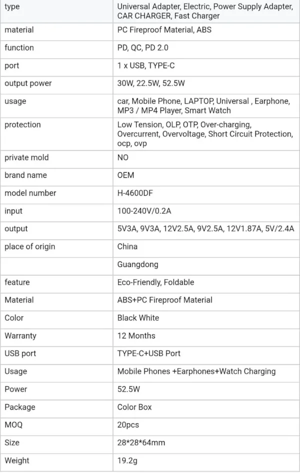 usb fast car charger 5