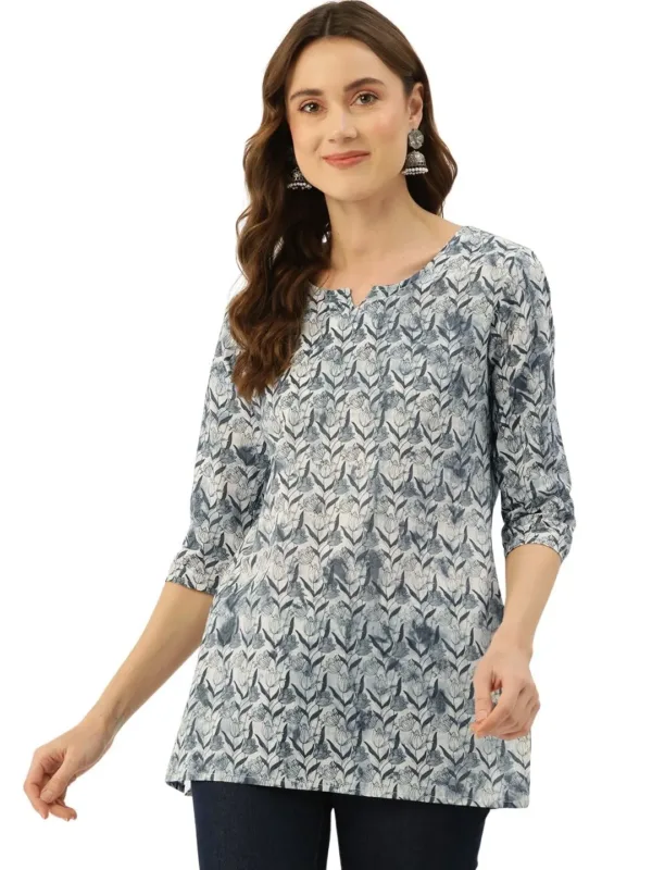 v neck kurti sleeve 1