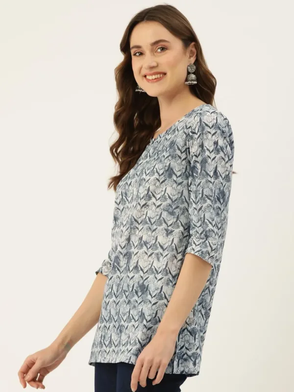 v neck kurti sleeve 3
