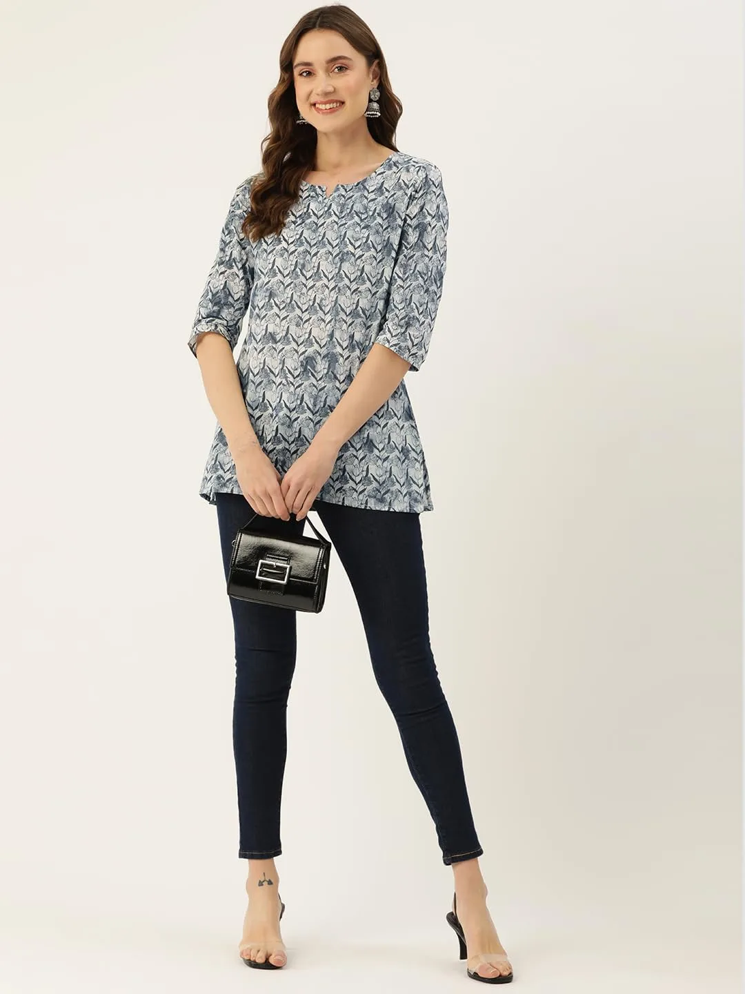 v neck kurti sleeve 5