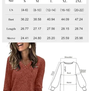 v neck long sleeve 2