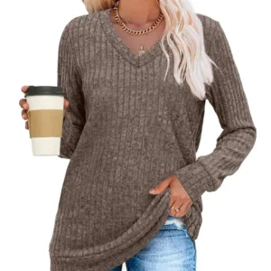 v neck long sleeve 3