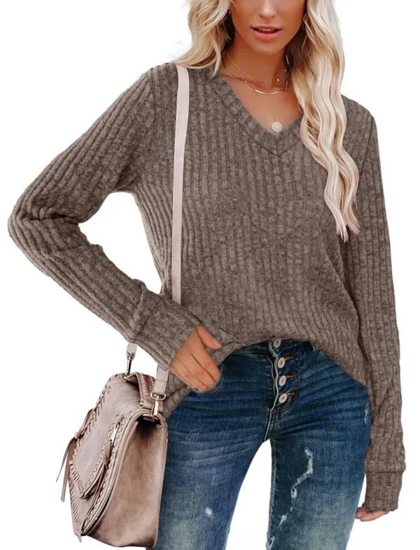 v neck long sleeve 4