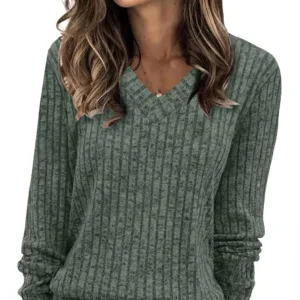 v neck long sleeve 7