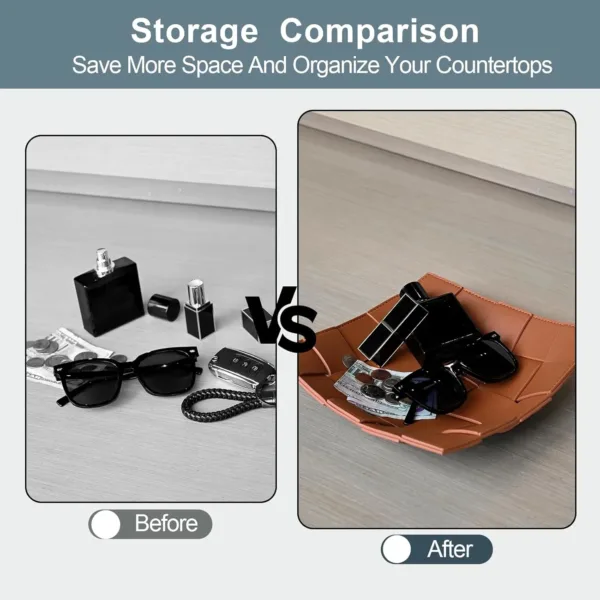 valet tray leather key 4