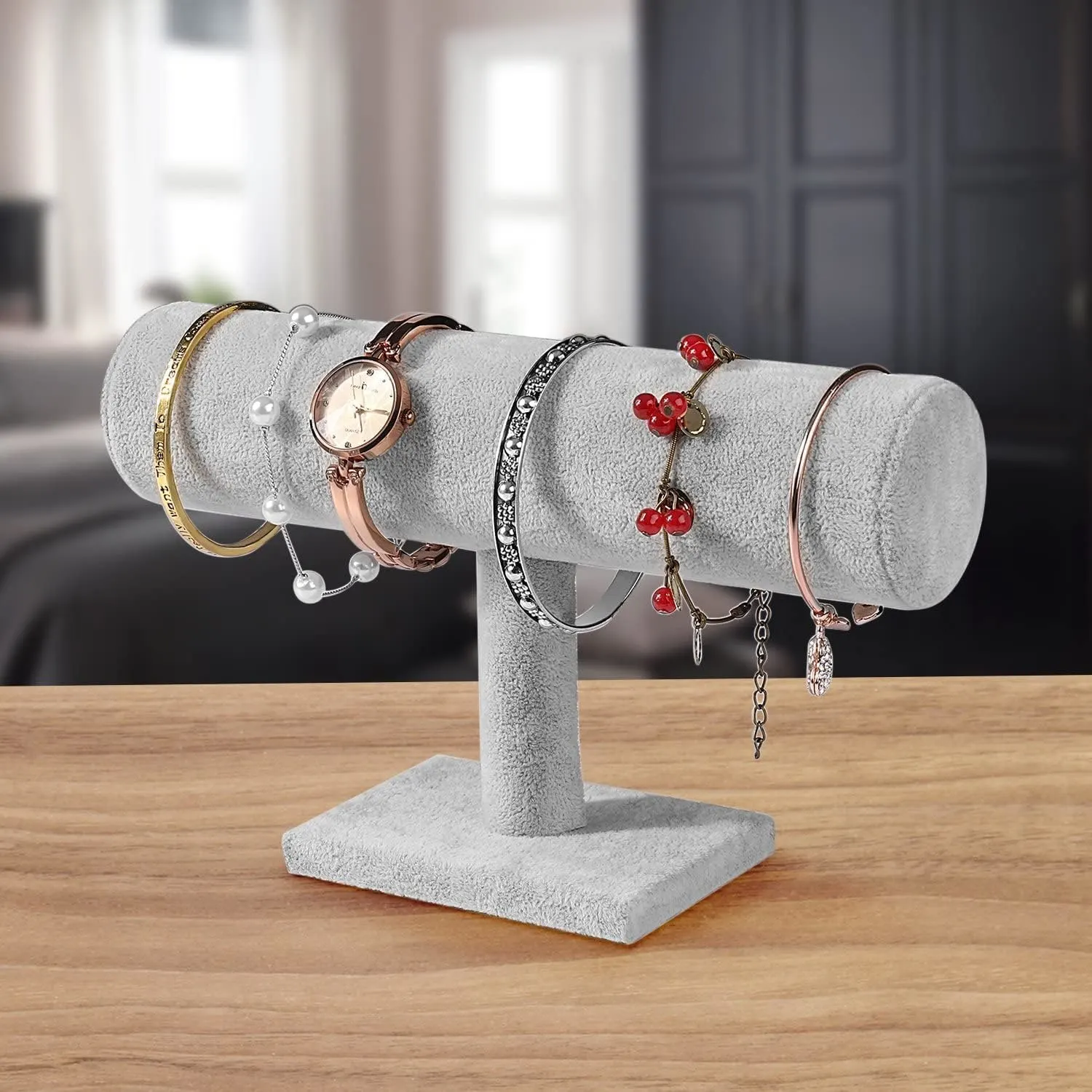 velvet jewelry display stand 3