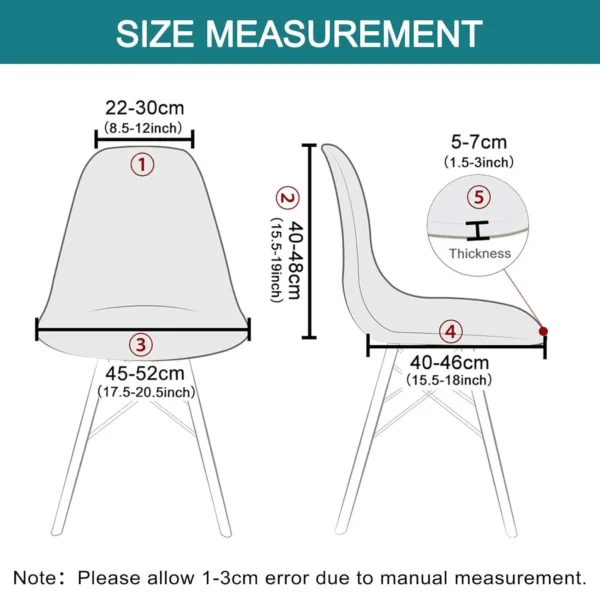 velvet shell chair cover 2