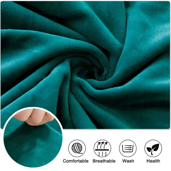 velvet shell chair cover 3