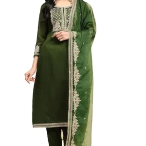vichitra silk salwar suit 1