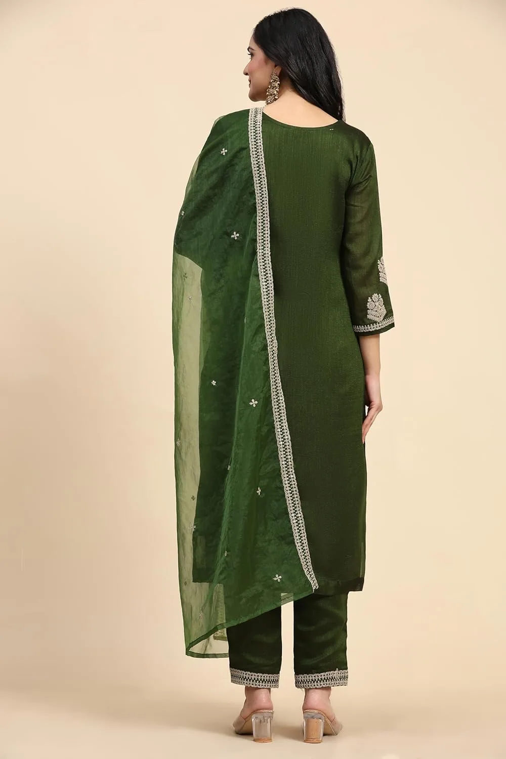 vichitra silk salwar suit 2