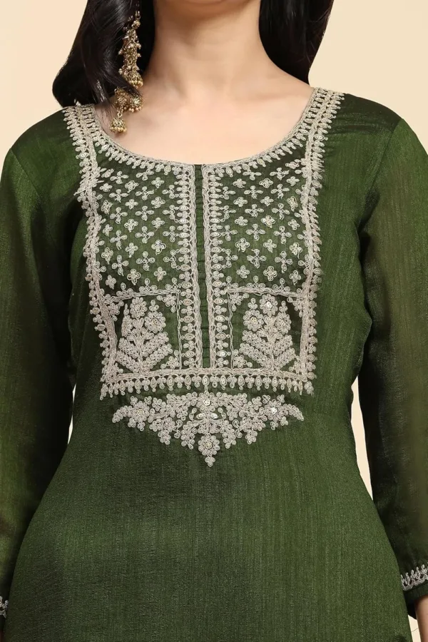 vichitra silk salwar suit 6