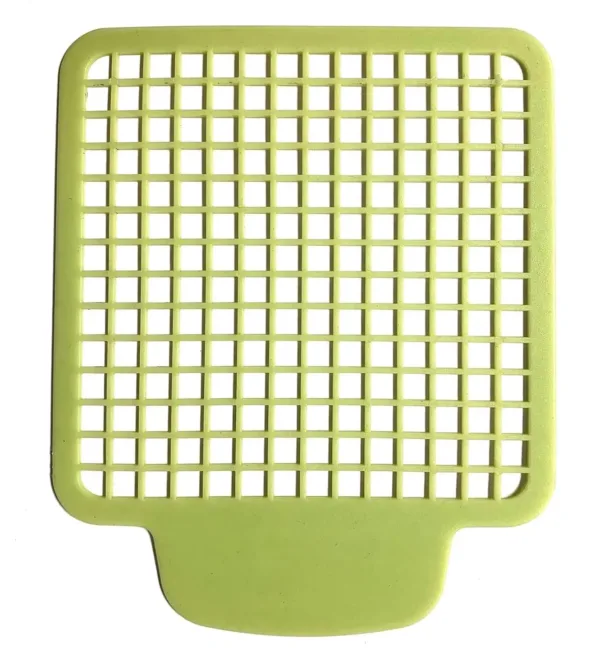 Two Vidalia Chop Wizard EZ Lift Cleaning Tabs help to easily remove food stuck in the lid of all Vidalia Chop Wizard chopper models.