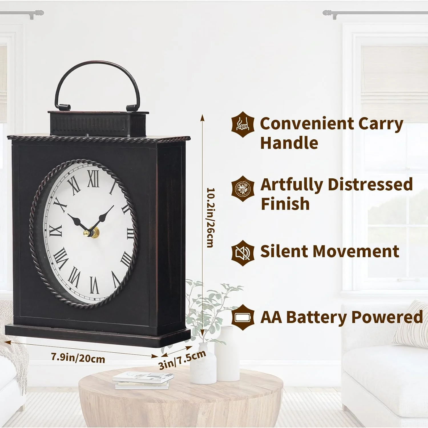 vintage mantel clock 2