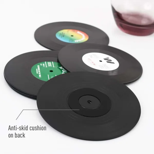 vinyl record coasters 5