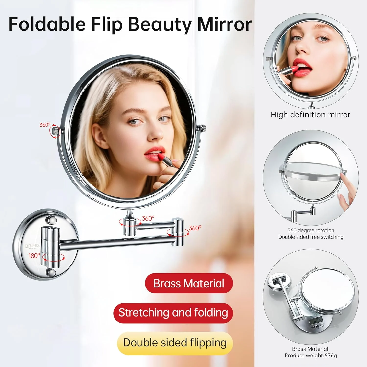 wall mounted makeup mirror 7