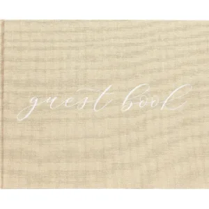 wedding guest book linen 1