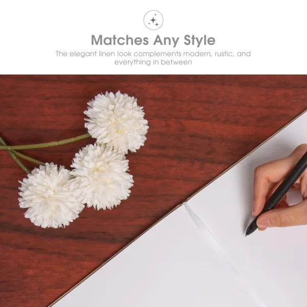 wedding guest book linen 5