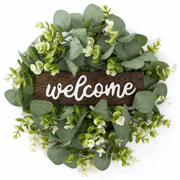 welcome sign wreaths 1