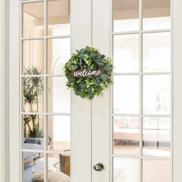 welcome sign wreaths 3