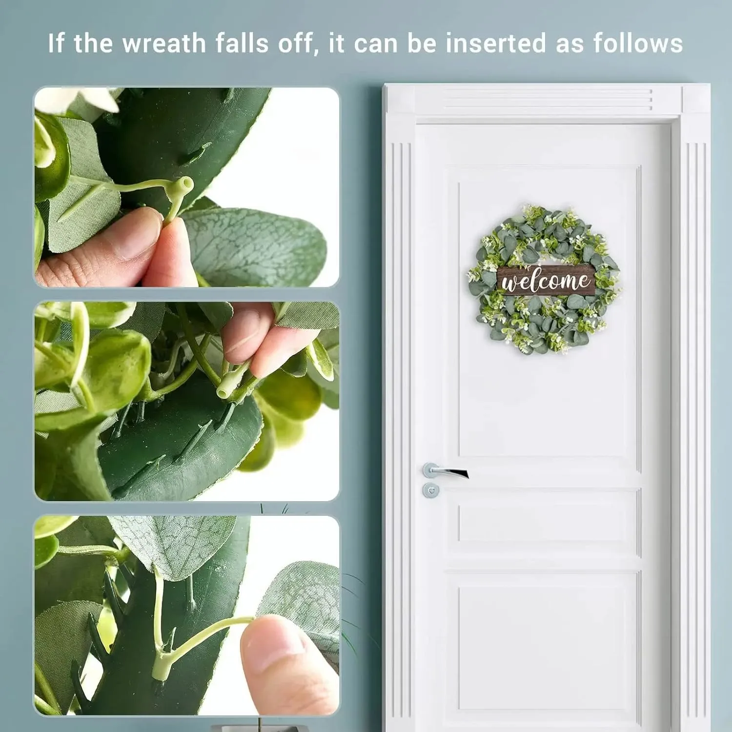 welcome sign wreaths 4