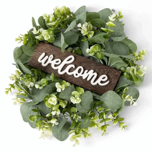 welcome sign wreaths 6
