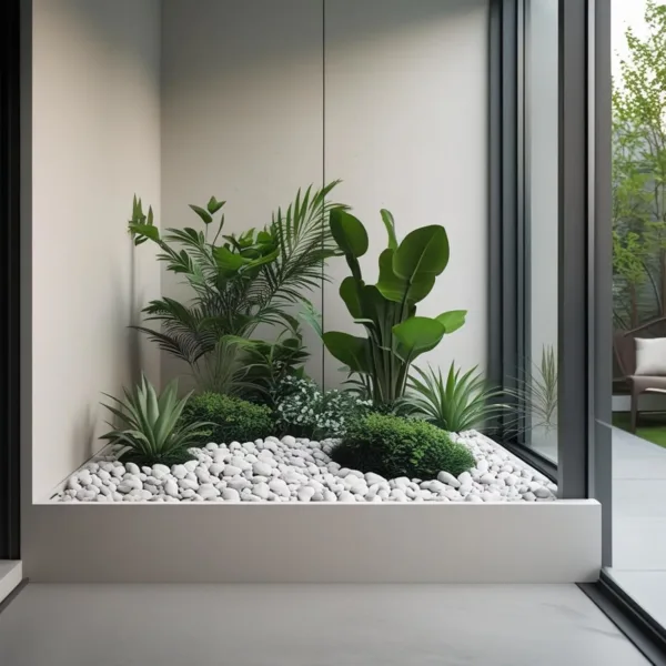 white rocks plants 7