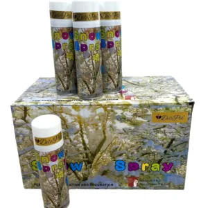 white snow party spray 1