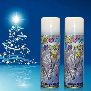 white snow party spray 5