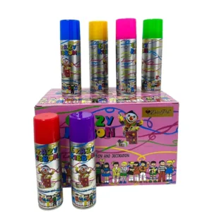 white snow party spray 7