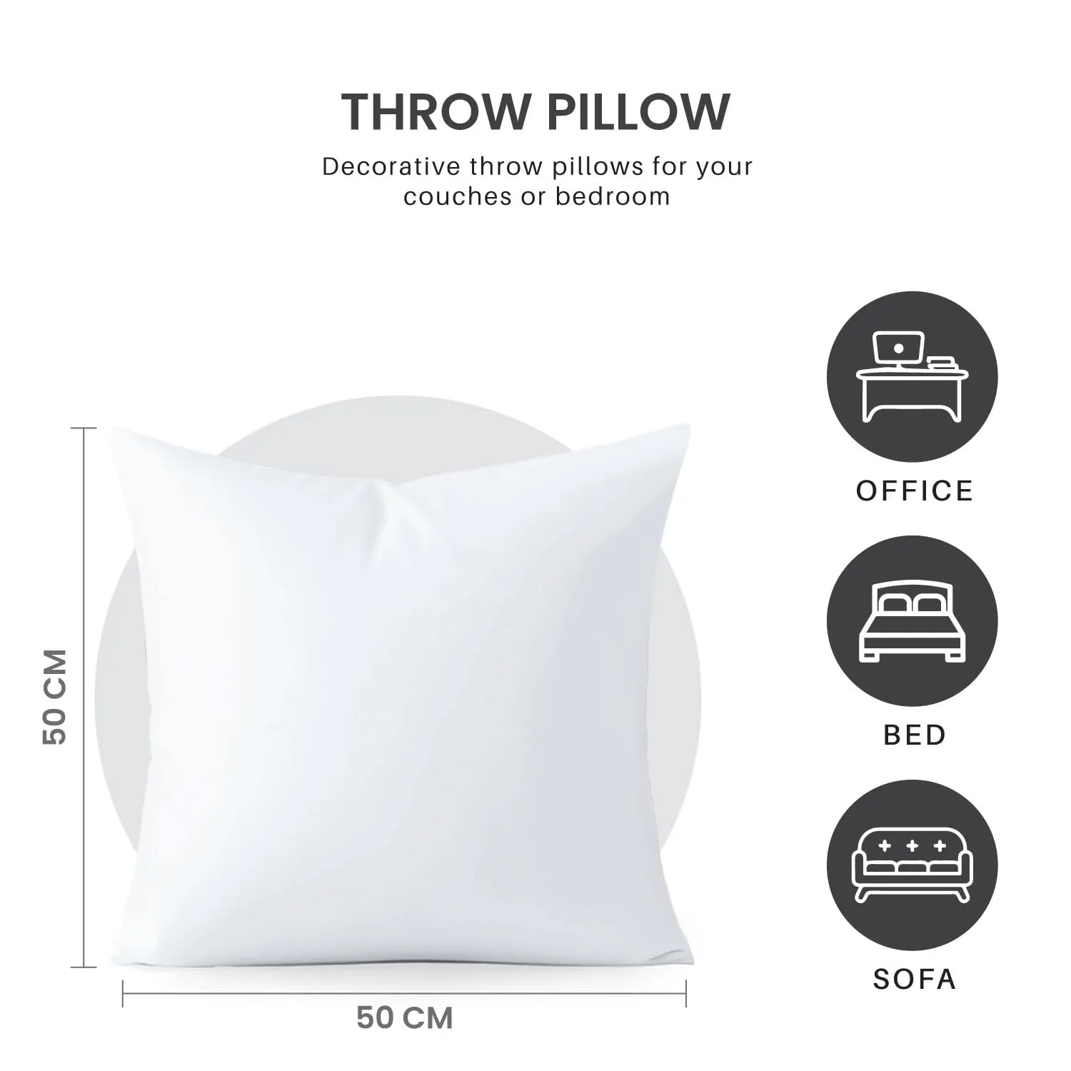 white throw pillow insert 3