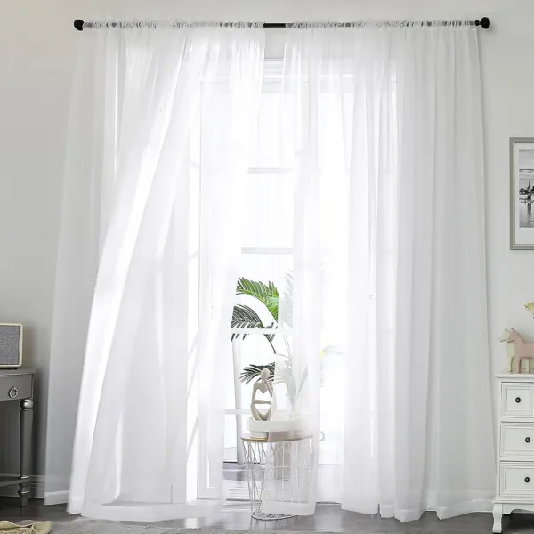 white voile curtains 1