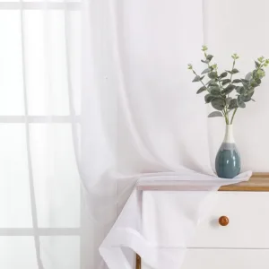 white voile curtains 2