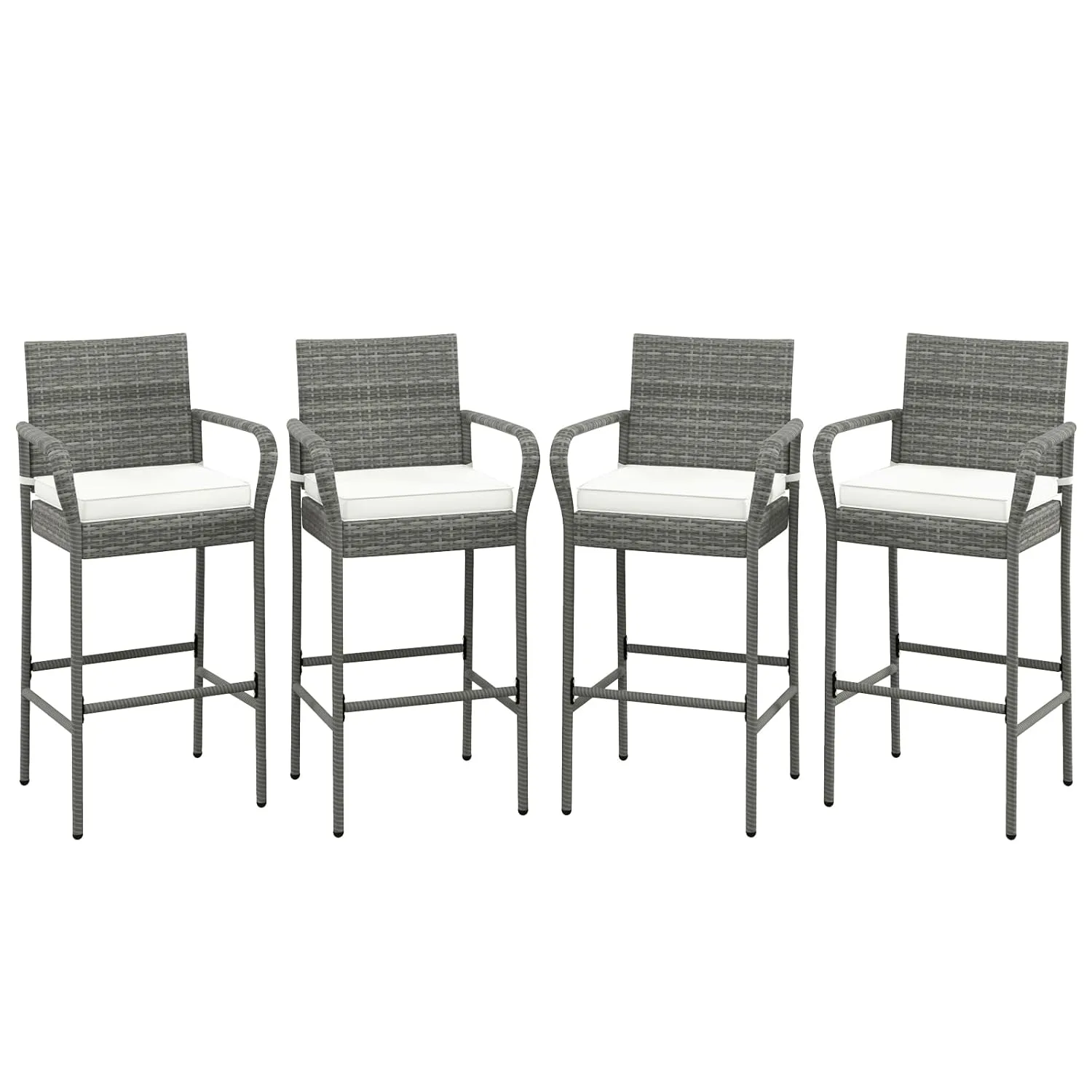 wicker bar stools 1