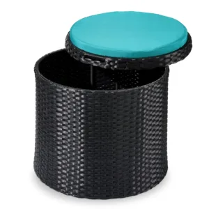 wicker ottoman outdoor storage 1
