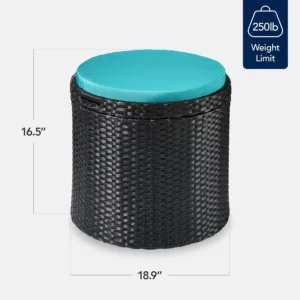 wicker ottoman outdoor storage 2