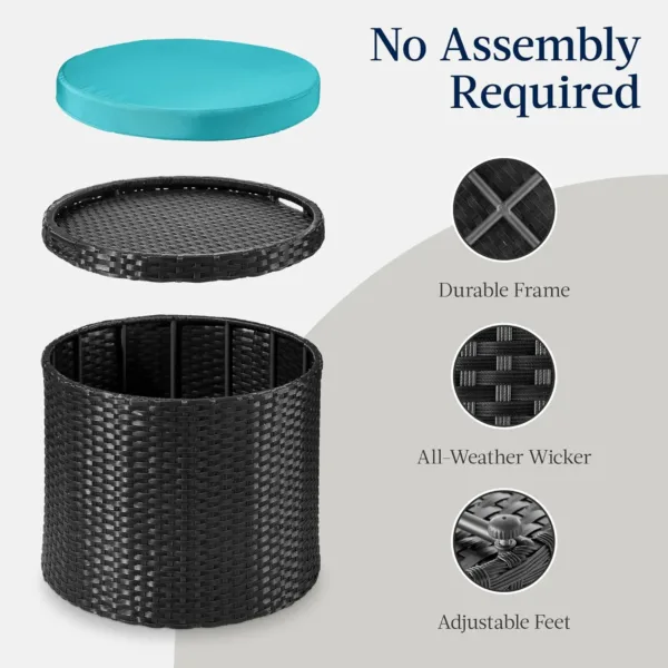 wicker ottoman outdoor storage 7