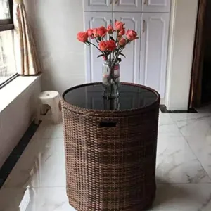 wicker patio table 2