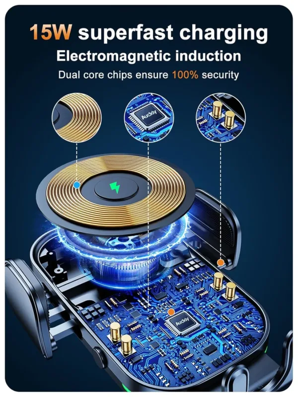 wireless car charger mount 3