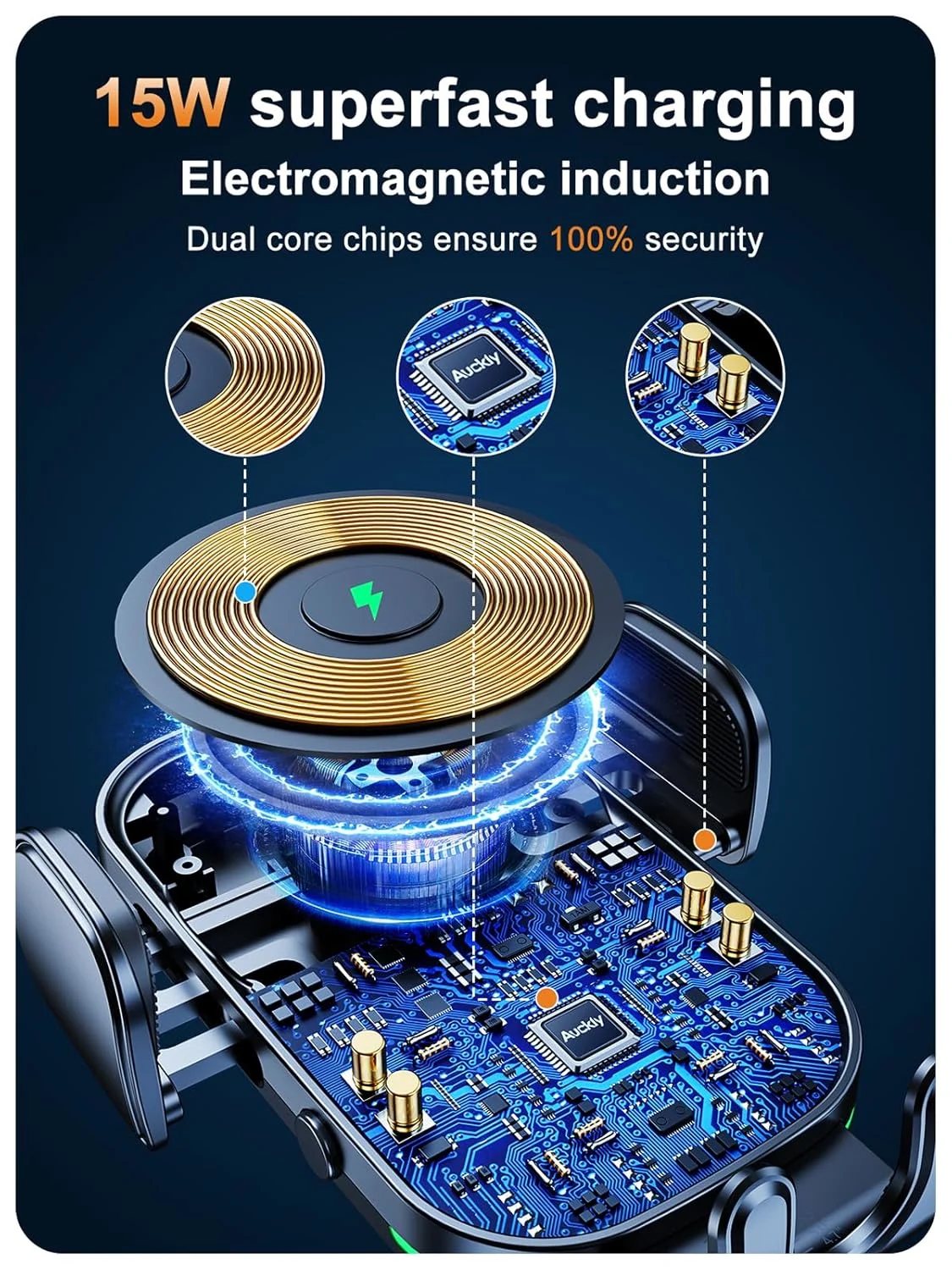 wireless car charger mount 3