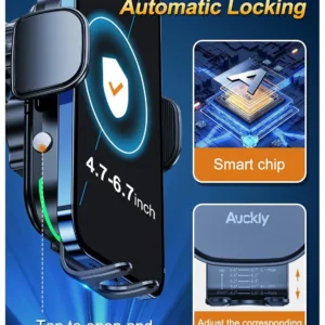 wireless car charger mount 6